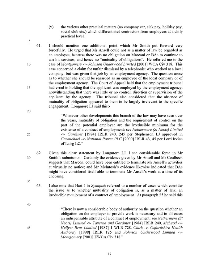 IR35 Case Law