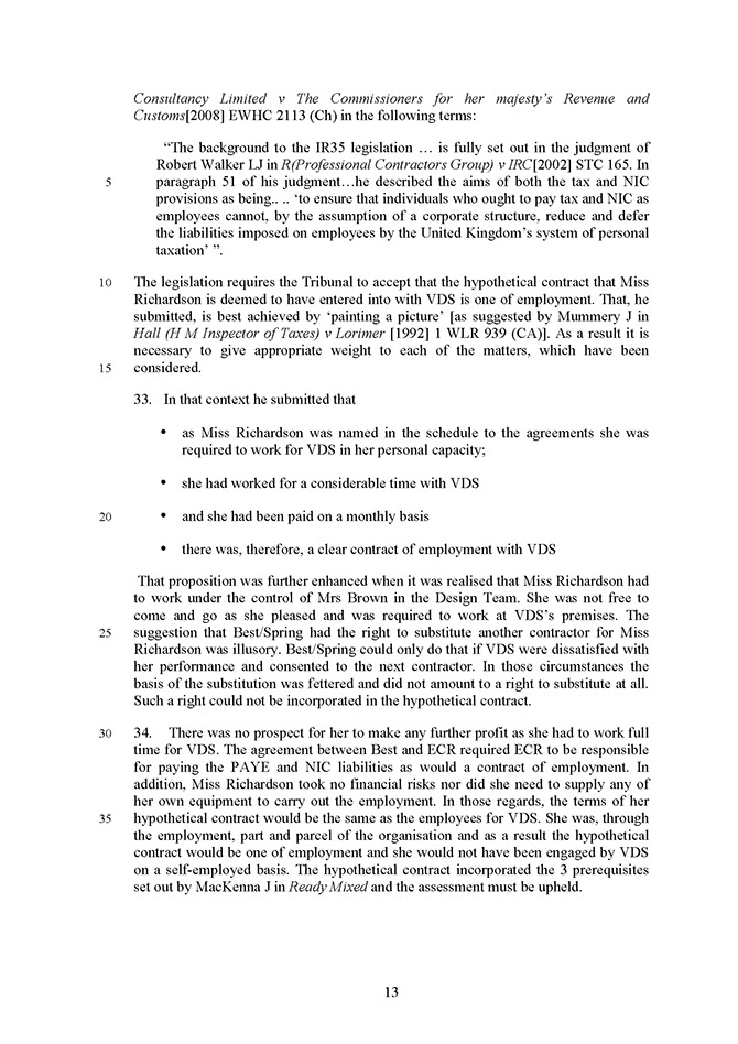 IR35 Case Law