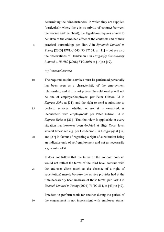 IR35 Case Law