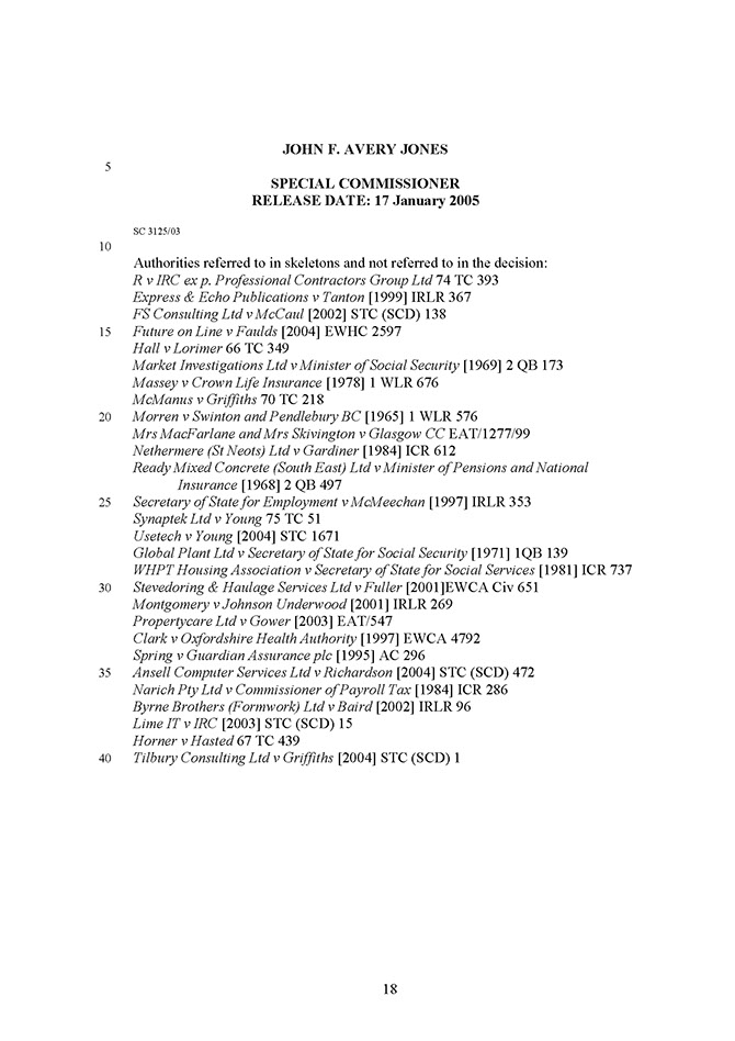 IR35 Case Law